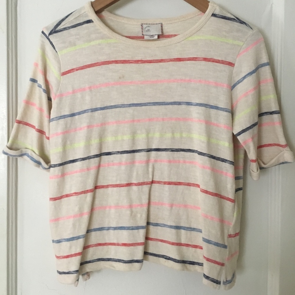 Striped 9-H15 STCL Anthropologie t-shirt